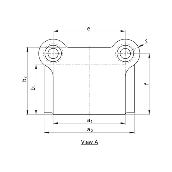 تصویر كفشک فولادی سطح كار مستطیل | HR | Rectangular All-Steel Die Set