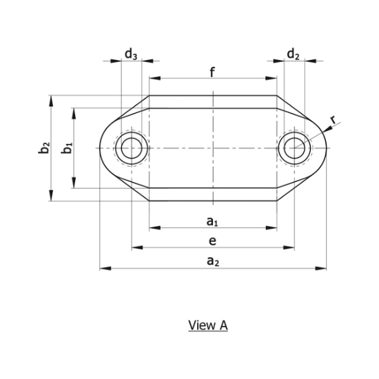 تصویر كفشک فولادی سطح كار مستطیل | HM | Rectangular All-Steel Die Set