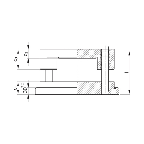 تصویر كفشک چدنی سطح كار گرد | CH | CIRCULAR Die Set