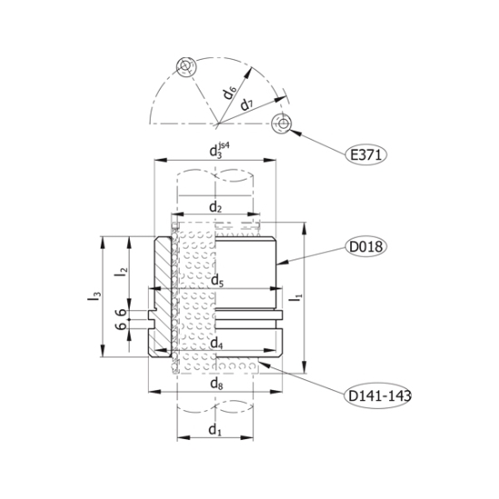 تصویر بوش راهنما | D018 | Guide Bush