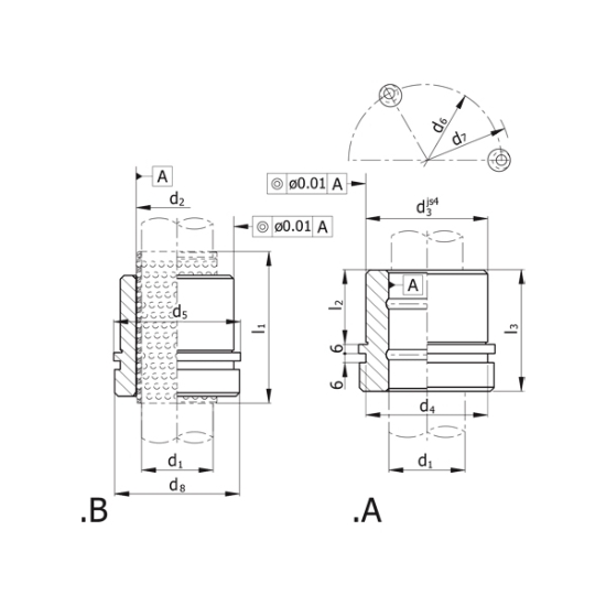 تصویر بوش راهنما | D017 | Guide Bush