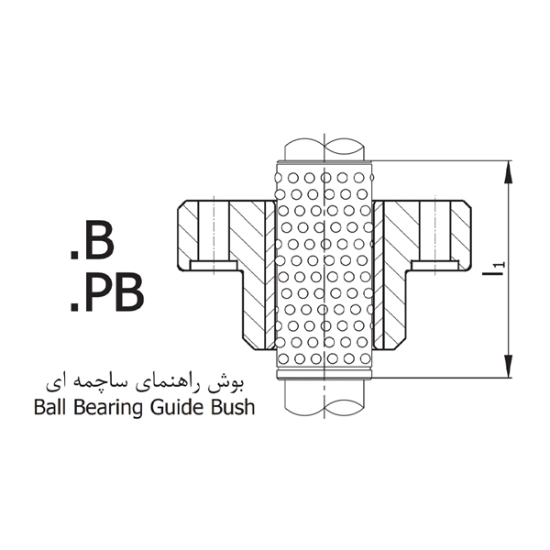 تصویر پایه بوش راهنما  | D130 | Guide Bush Flange