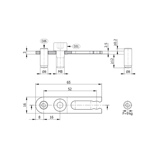 تصویر قفل کن (نگهدارنده) | D541/8