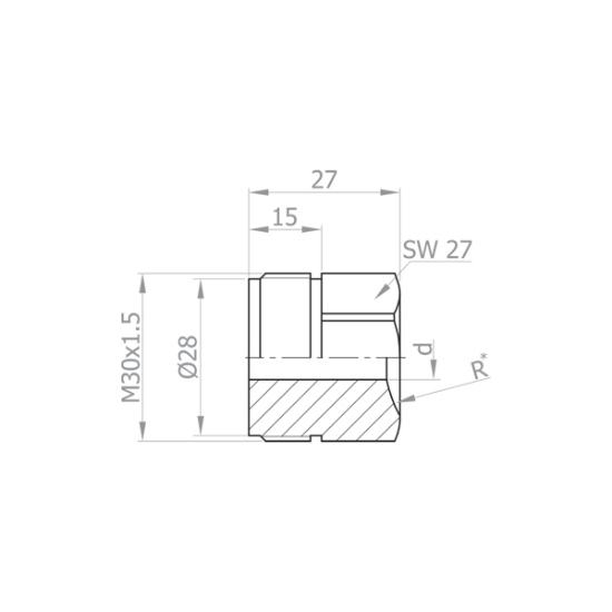 تصویر بوش انتقال | D562 | Transfer Bushing