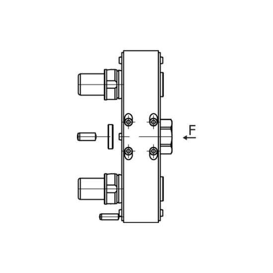 تصویر بلوک تقسیم | H52401 | Manifold Block