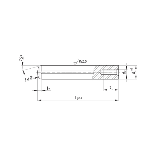 تصویر پین تثبیت بارزوه داخلی D26