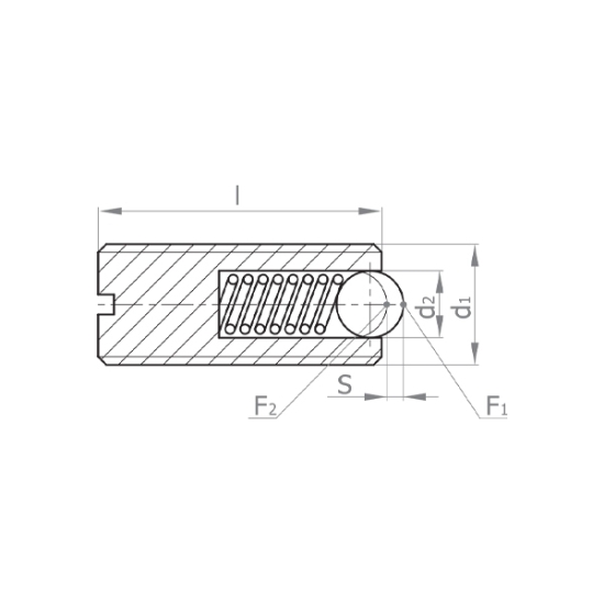 تصویر پیچ ساچمه فنری | D371