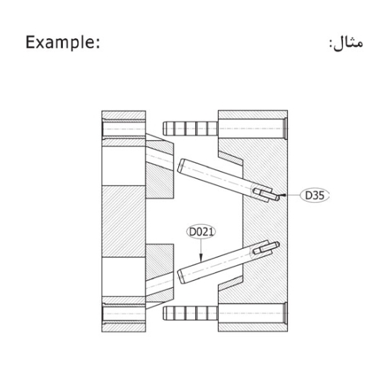 تصویر میله راهنما (پین کج) | D021 | Guide Pillar (Angle Pin)