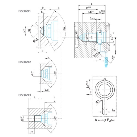 تصویر نازل های سری رها | D5369 | Raha Series Nozzle