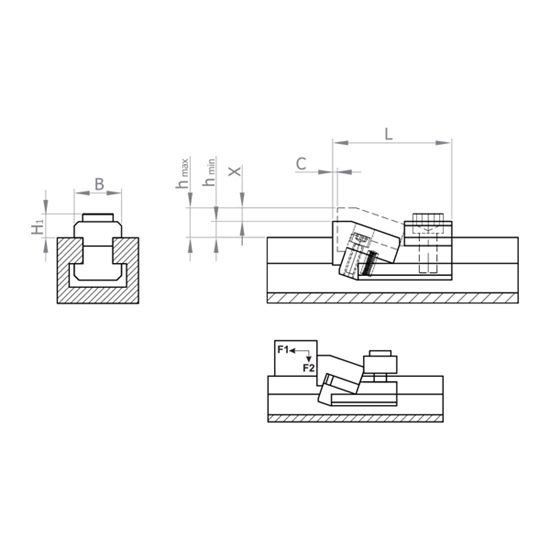 تصویر E3061 بغل بند | FLAT CLAMP E3061