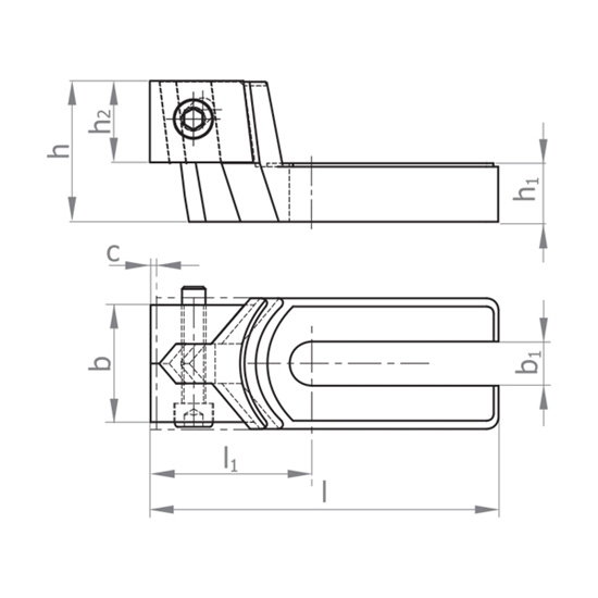 تصویر E3064 بغل بند | PULL-DOWN CLAMP E3064