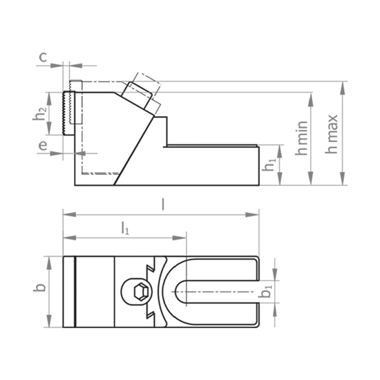 تصویر E3067 بغل بند | PULL-DOWN CLAMP E3067