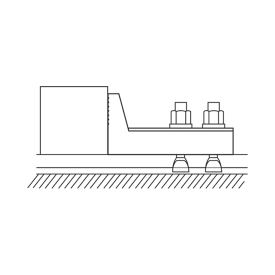 تصویر E3068 تکیه گاه بغل بند | BLOCK STOPPER E3068