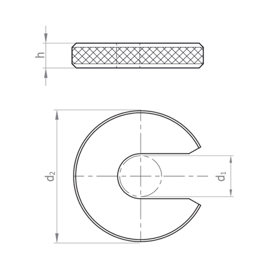 تصویر E411 C واشر E411 | C WASHER E411