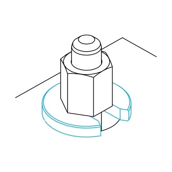 تصویر E411 C واشر E411 | C WASHER E411