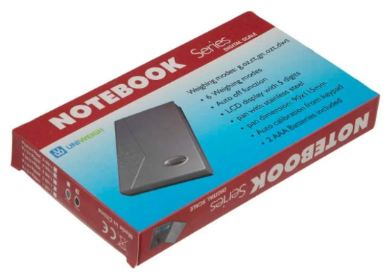 جعبه ترازوی دیجیتال Notebook