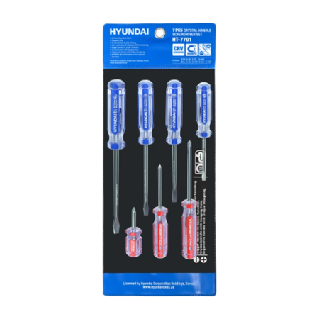 ست پیچ‌ گوشتی هیوندای 7 تکه مدل HT-7701